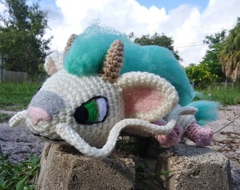 H*a*k*u inspired Crochet Pattern- Flying eastern Dragon Pattern