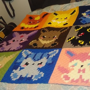 Eeveelution Blanket PATTERN ONLY image 4