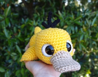 Psyduck Crochet Pattern ***PDF PATTERN ONLY****