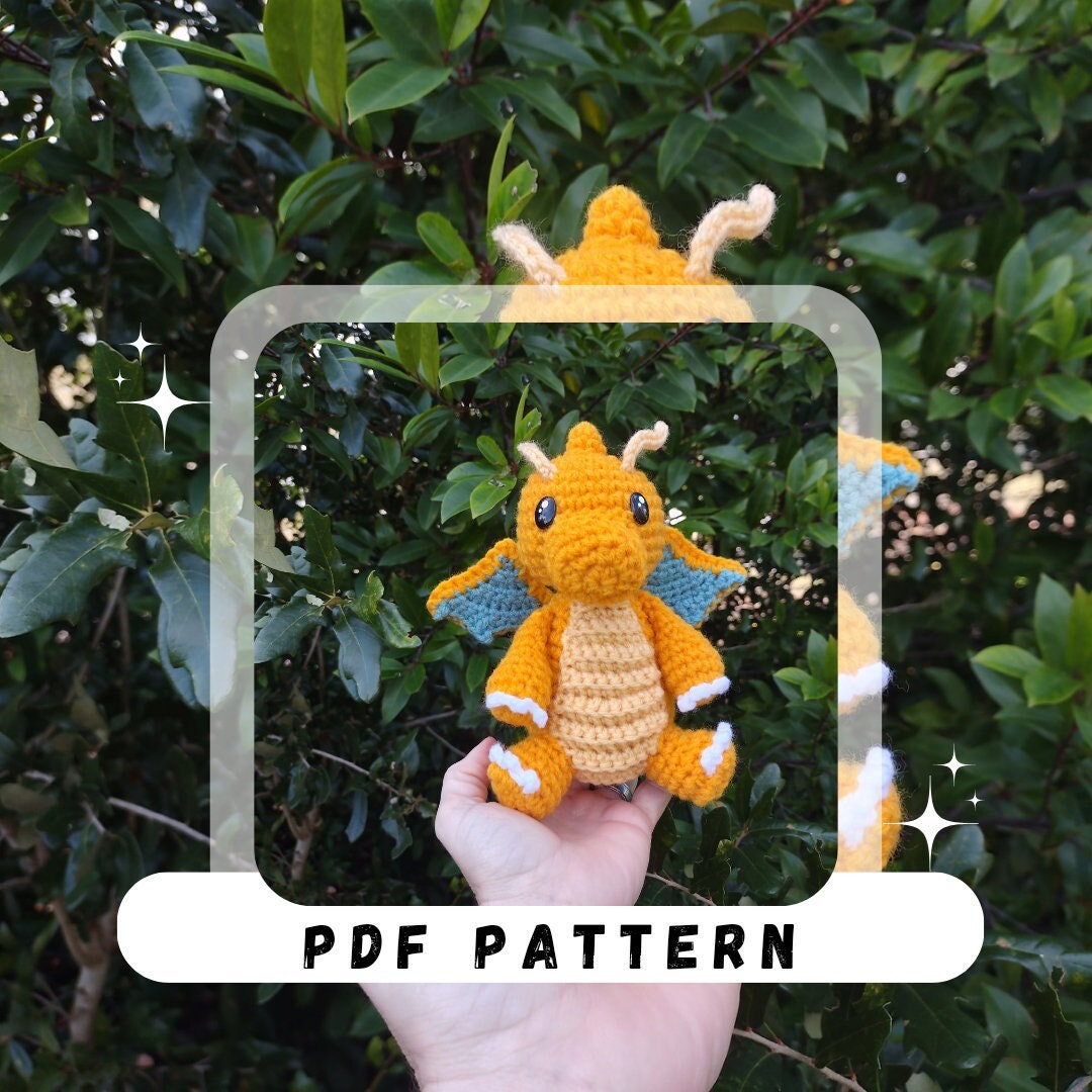 Dragonite Crochet Pattern PDF PATTERN Etsy