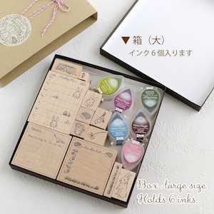 Carimbos de diário WoodRubberStamp Set (12 carimbos + 6 tintas) 3 carimbos de planejamento + 9 carimbos de animais Calendário Hanko japonês Todolist schedulestamp