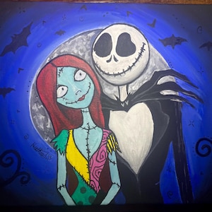 Jack and Sally Character Painting