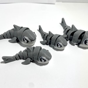 3D Printed Fidget Toy - Great White Shark - For kids and adults with multiple sizes available