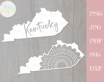 Download Kentucky Mandala Svg Etsy