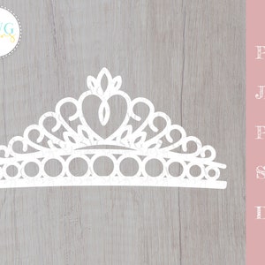 Crown svg, Cake topper svg, Quinceanera svg, sweet 16 svg, Princess crown svg, cricut svg, silhouette cameo