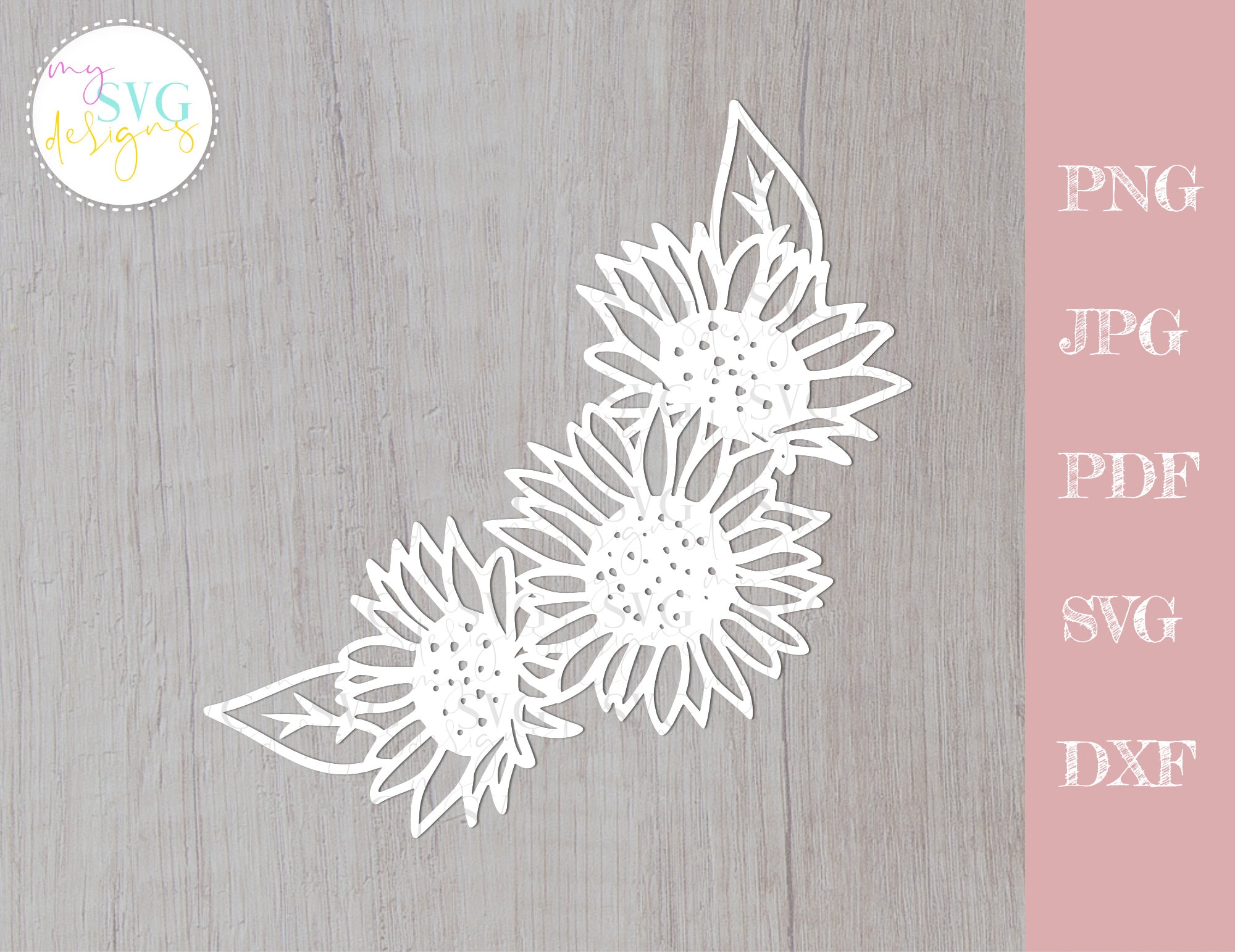 Free Free 193 Sunflower Border Svg SVG PNG EPS DXF File