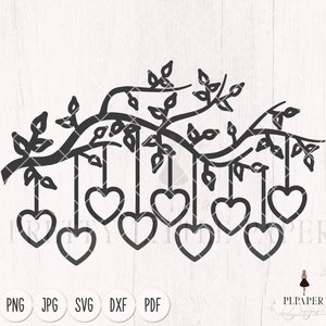 Family tree svg 9 members, Family reunion svg, custom tree branch svg 9 names, cricut svg, svg files for silhouette