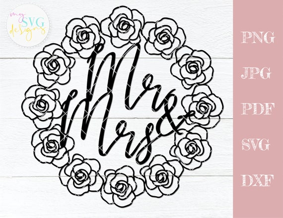 Download Mr And Mrs Svg Wedding Svg Mr Mrs Svg Wedding Sign Svg Etsy