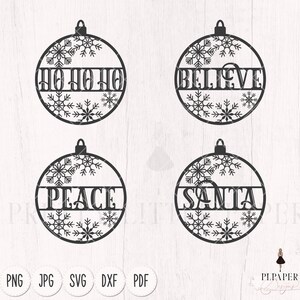 Christmas ornament svg, Snowflake ornament svg, Christmas svg, winter svg, Snowflake svg, scrapbooking cut file, silhouette cameo, cricut