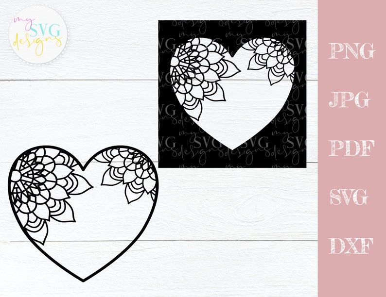 Download Heart mandala background svg Mandala laser cut svg Heart ... Download Heart mandala background svg Mandala laser cut svg Heart ...