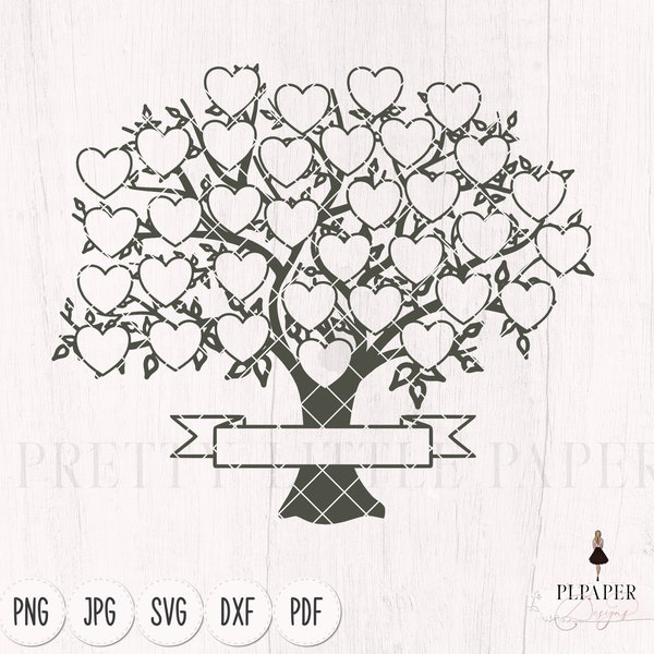 Family tree svg 34 members, Tree of life svg, Family reunion svg, custom family tree svg 34 names, cutting machine file, cricut svg