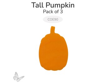 Tall Pumpkin Glass Shape – 3 Pack | COE90