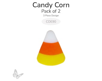 Candy Corn Glass Shape – 2 Pack | COE90