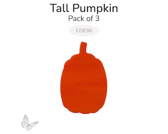 Tall Pumpkin Glass Shape – 3 Pack | COE96