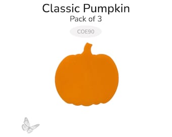 Classic Pumpkin Glass Shape – 3 Pack | COE90