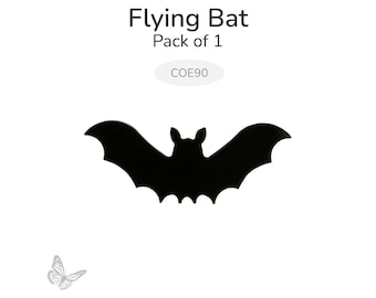 Flying Bat Glass Shape – 1 Pack | COE90