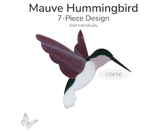 Mauve Hummingbird Design - 1 Pack | COE96
