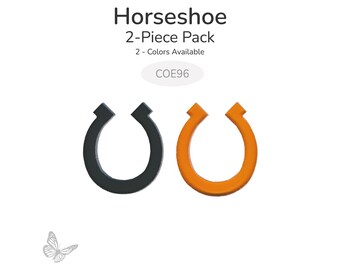Horseshoe Glass Shapes – 2 Pack | COE96