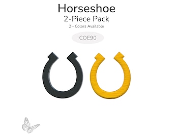 Horseshoe Glass Shapes – 2 Pack | COE90