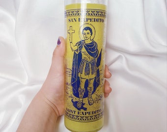 Saint Expedito Candle