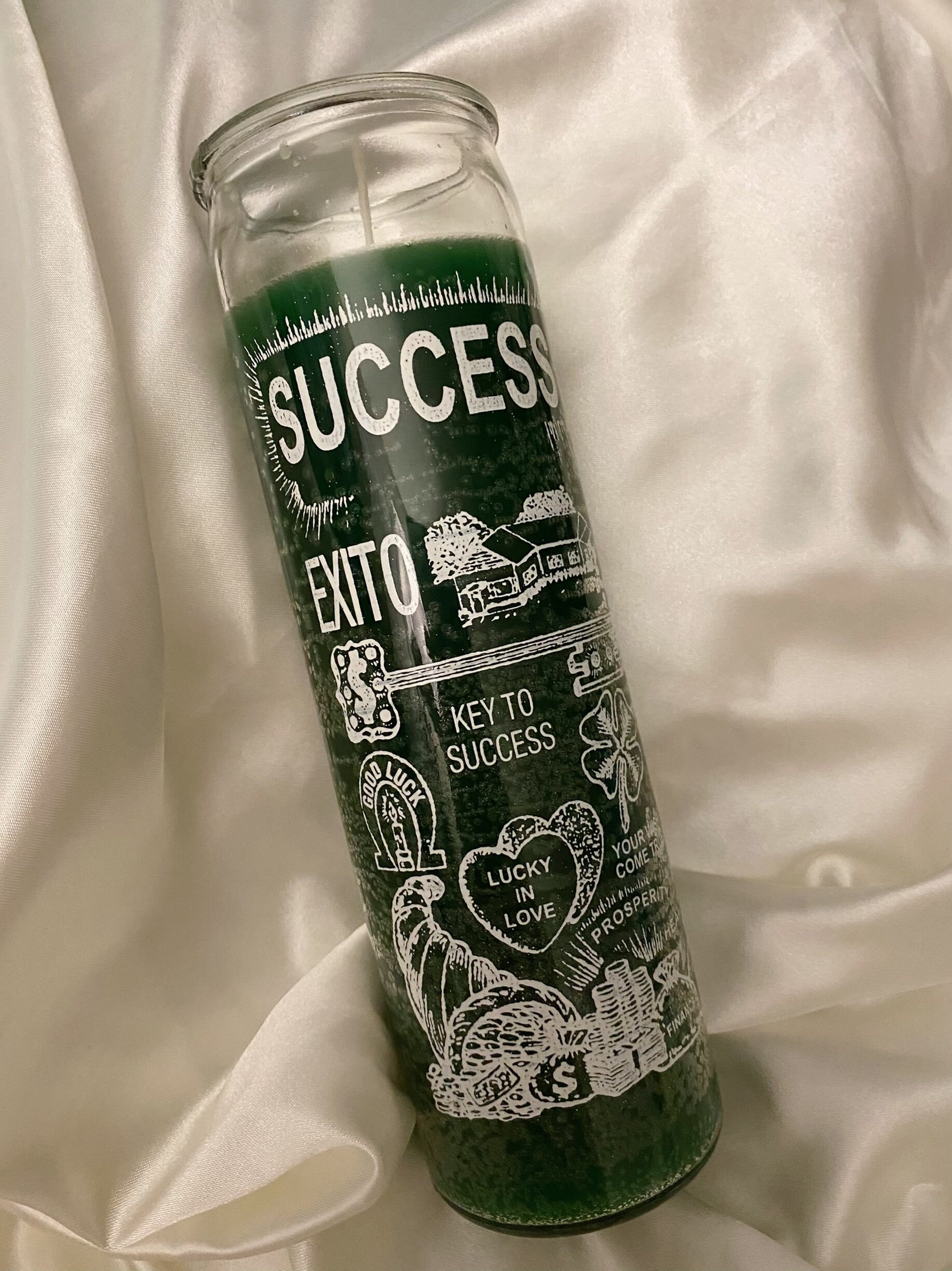 Success Candle Wish Come True Candle Exito Etsy