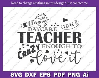Download Daycare Teacher Svg Etsy
