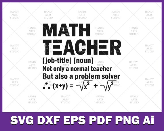 Download Math School Squad Svg Math Teacher Svg Cutting File For Cricut And Silhouette Problem Solver Svg Printable Design On Gift Items Sculpture Art Collectibles Sultraline Id