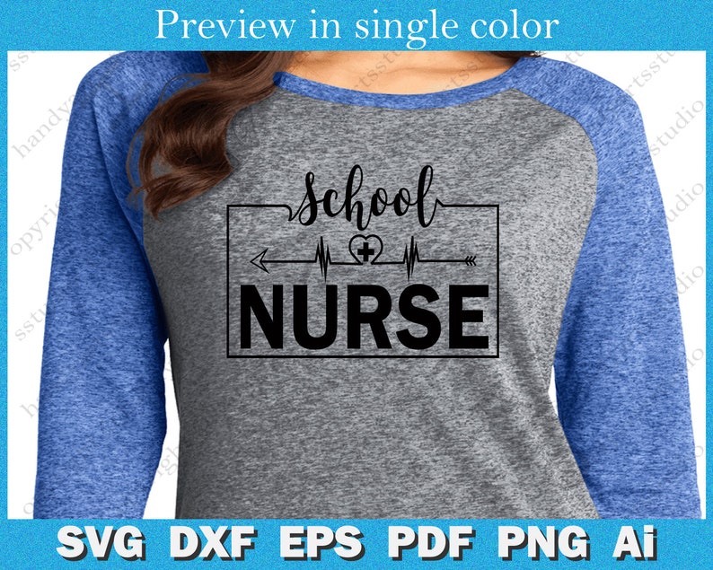 Download School Nurse SVG Nurse SVG File Dxf file Eps file Pdf | Etsy