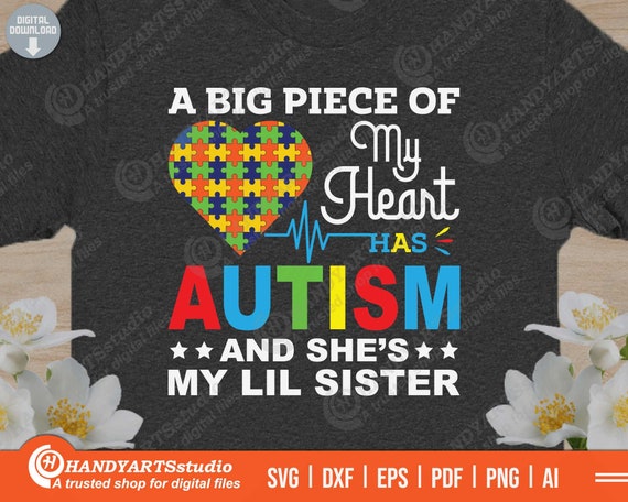Autism Awareness Shirt Boy Piece Of My Heart Gift Sister Autism Awareness Shirt Boy Piece Of My Heart Gift Sister