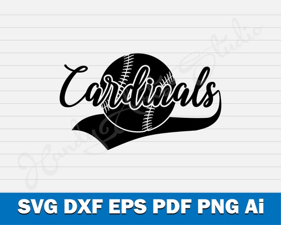 Cardinals Baseball Svg Cut File for Cricut and Silhouette 