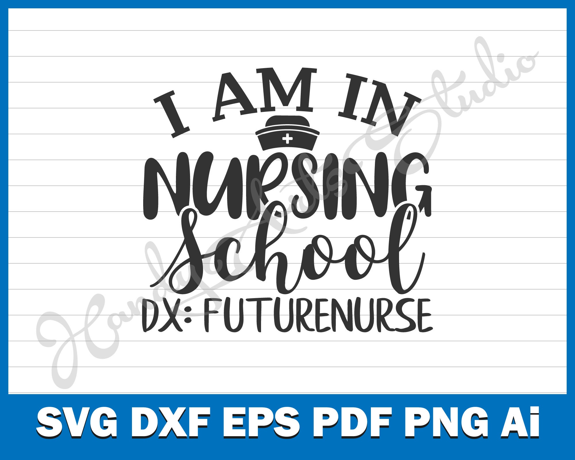 Download Nursing School Svg Cutting File For Future Nurse Gift Shirt Etsy