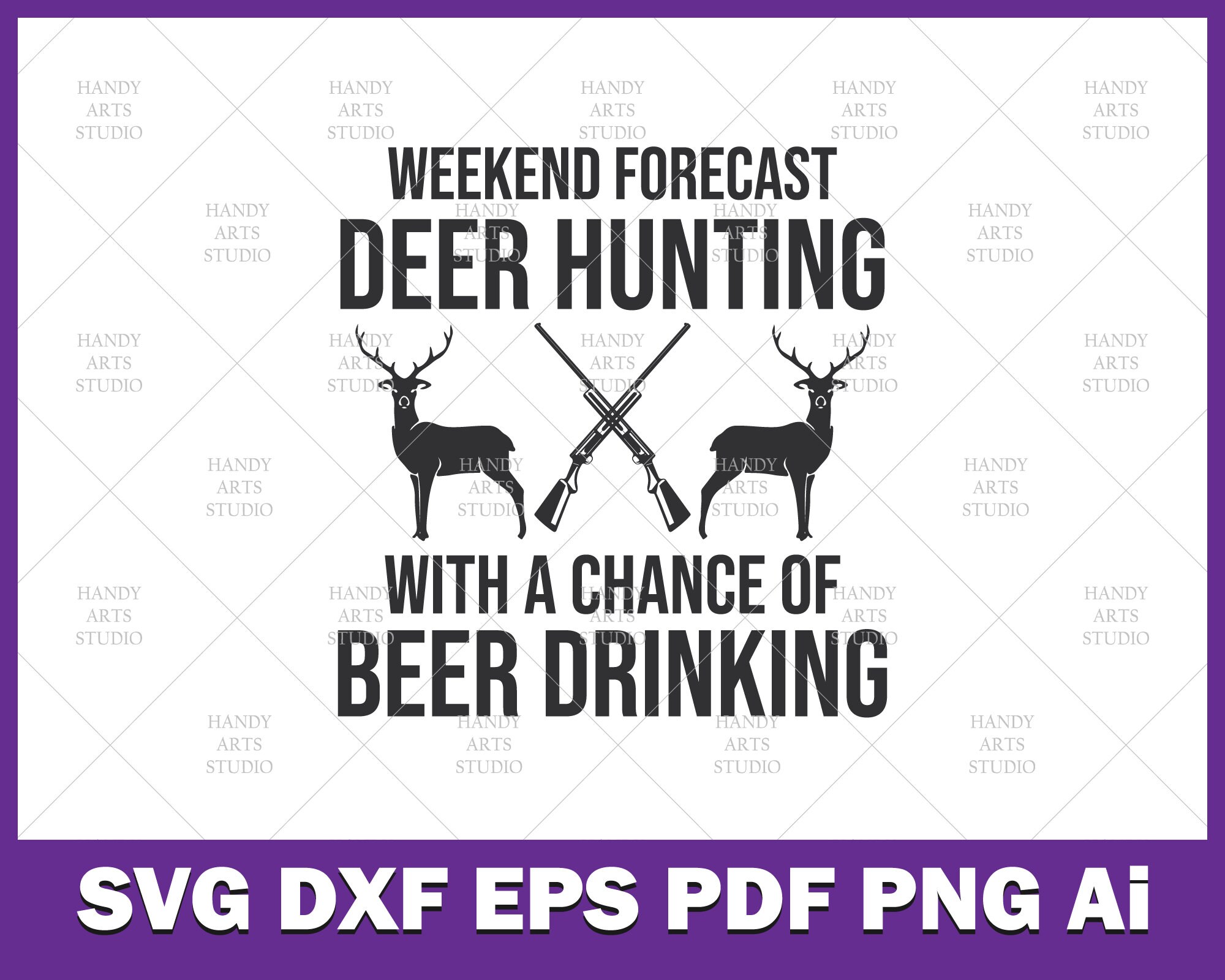 Weekend forecast deer hunting with a chance of beer drinking Etsy