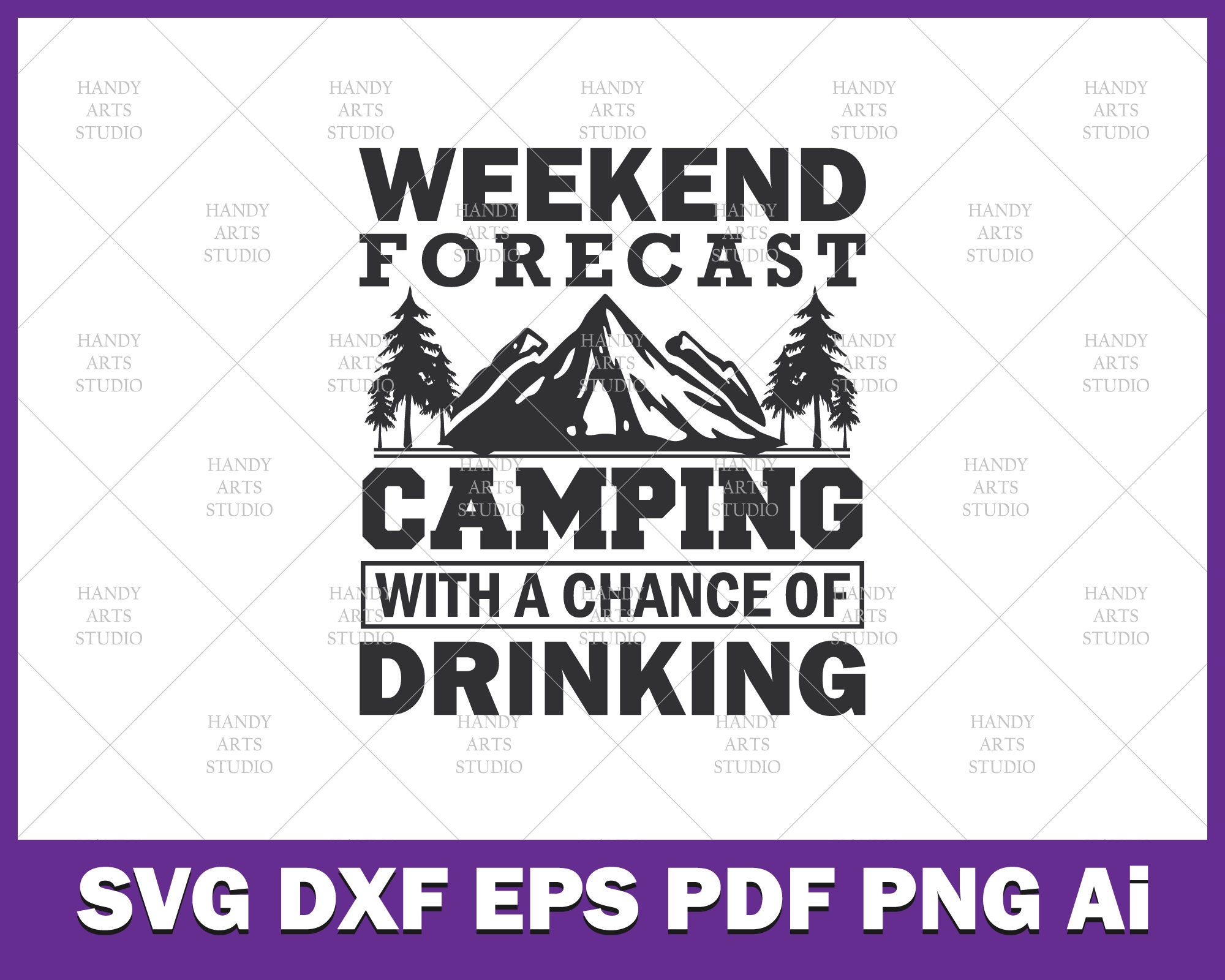 Weekend forecast camping svg etsy
