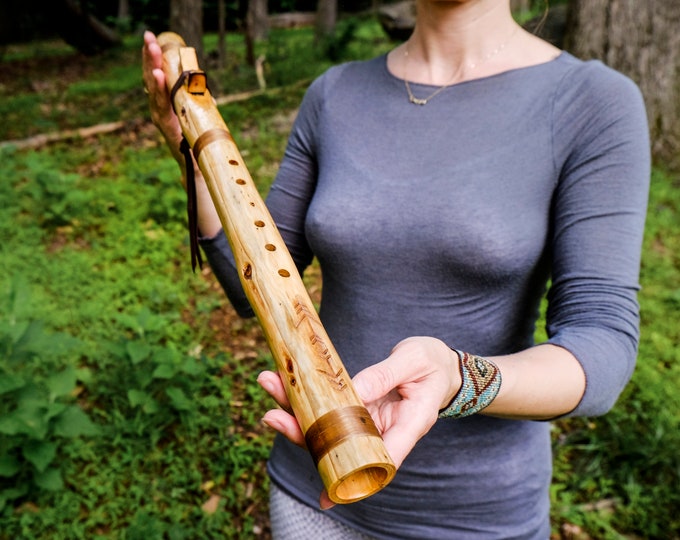 Native American Style Flute Key of g Native Etsy