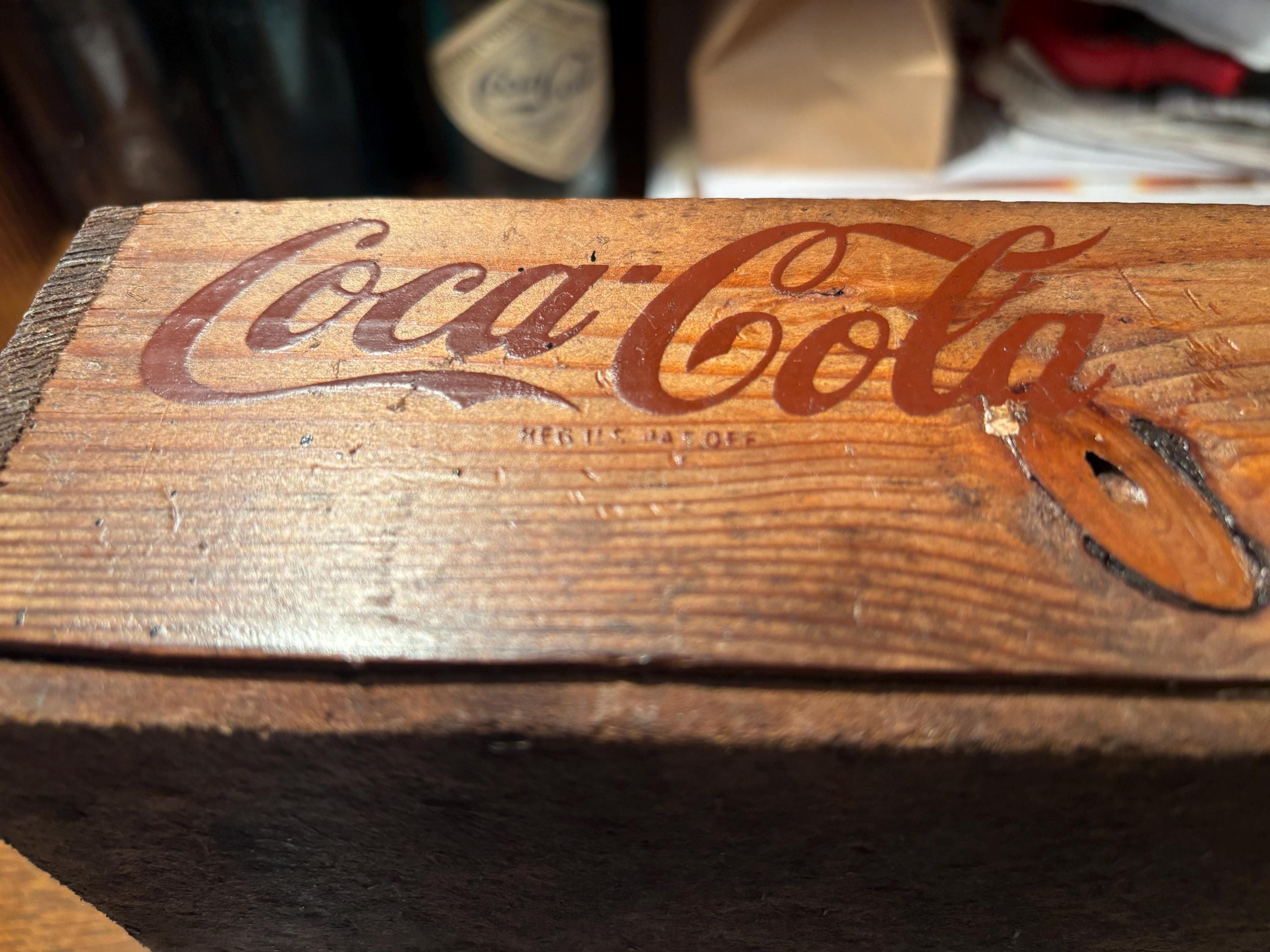 Wood Box Coca Cola - Etsy