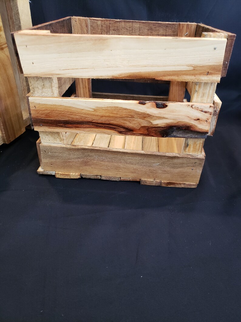 Small Wooden Crate Shelving Crate Display Crate Crate Etsy