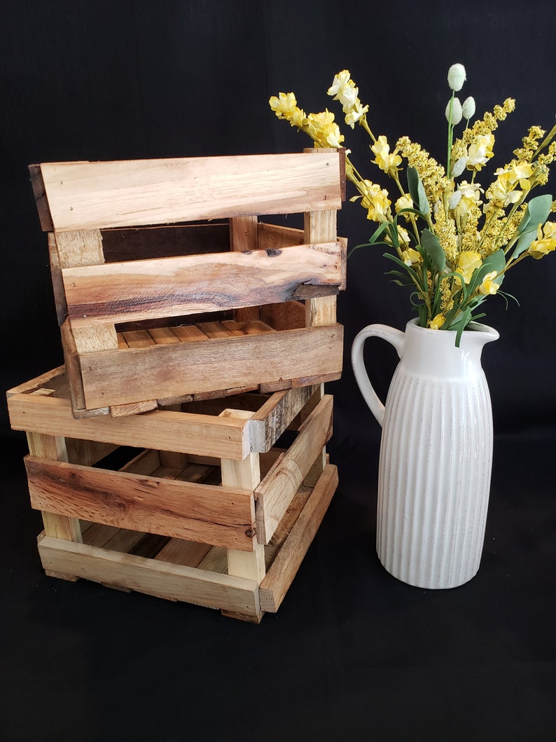 Small Wooden Crate Shelving Crate Display Crate Crate Etsy