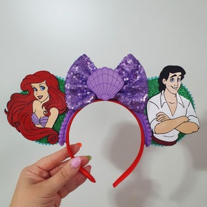 Ariel Eric Little Mermaid Mouse Ears
