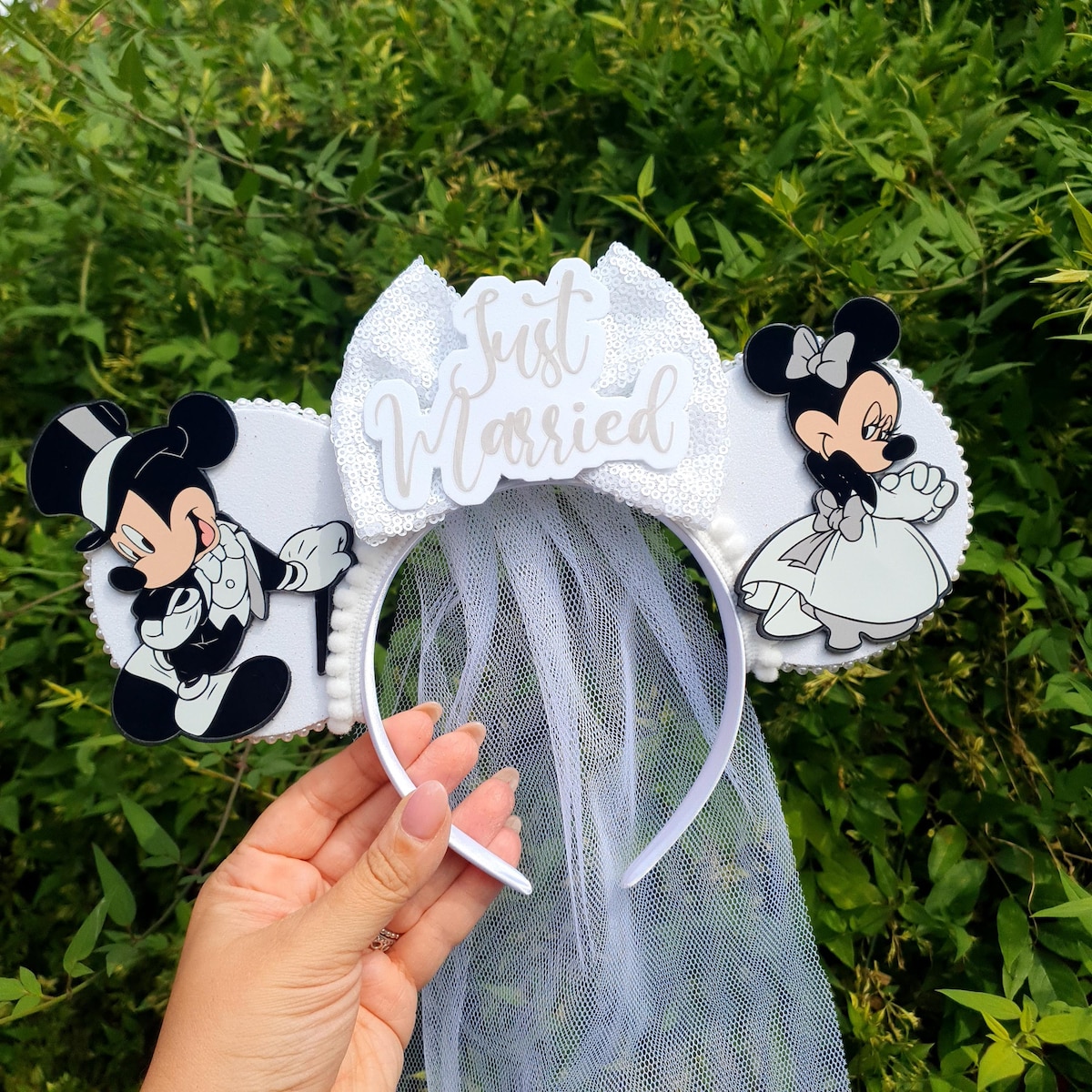 Just Married / Bride to Be / Groom to Be Wedding Honeymoon Hen Do Bridal Mouse Ears - Etsy