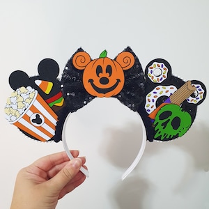 Mickey Shaped Snacks Halloween Mouse Ears