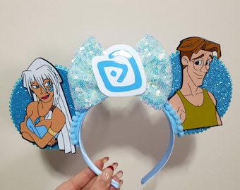 Atlantis Princess Kida Milo Thatch Bound Minnie Mouse Ears