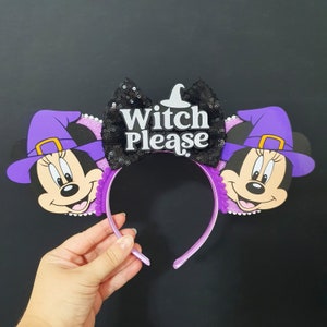 Witch Please Minnie Halloween Mouse Ears