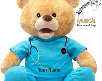 personalized doctor teddy bear