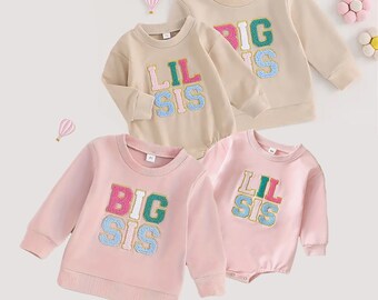 Big Sister and Little Sister Matching Sweatshirt - Etsy