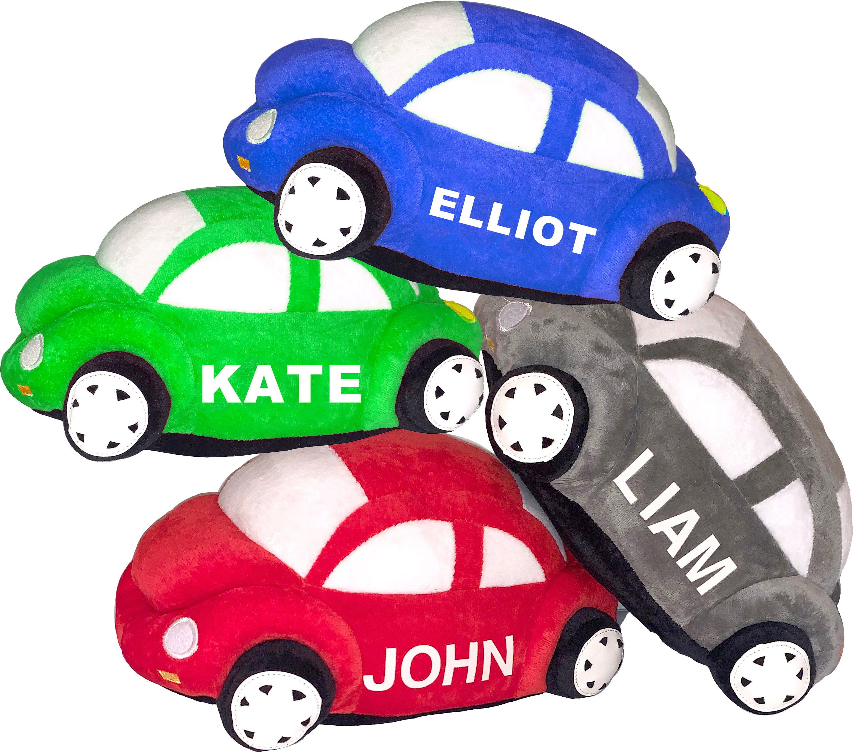 Car Plush Personalized Soft Stuffed Toy Pillow Etsy