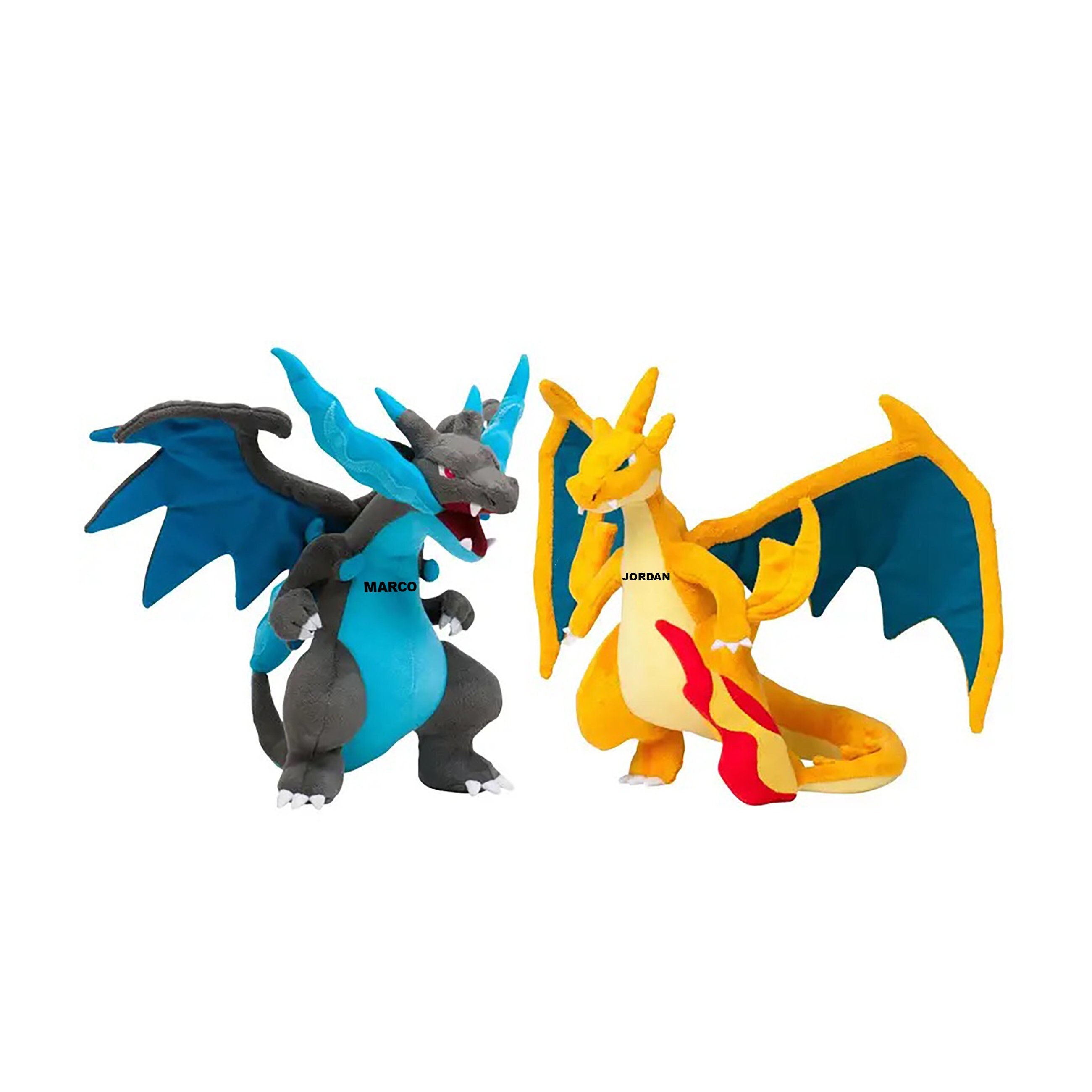 Pokemon Mega Evolution Plush Pikachu Stuffed Toy Charizard Blastoise  Lucario Soft Doll Cool Hobby Collections Xmas Gift For Kids