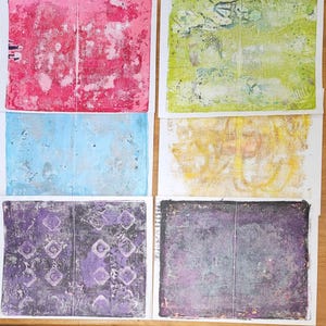 22 páginas de adesivos físicos para diários de lixo/diários de arte/adesivos/fabricação de cartões/colagem/técnica mista/impressões em gel 8,5x11 em papel de etiqueta