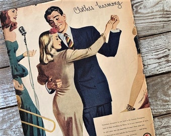 1940s Mens Fashion Etsy