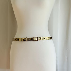 Vintage 1970’s Gold Metal Chain Belt