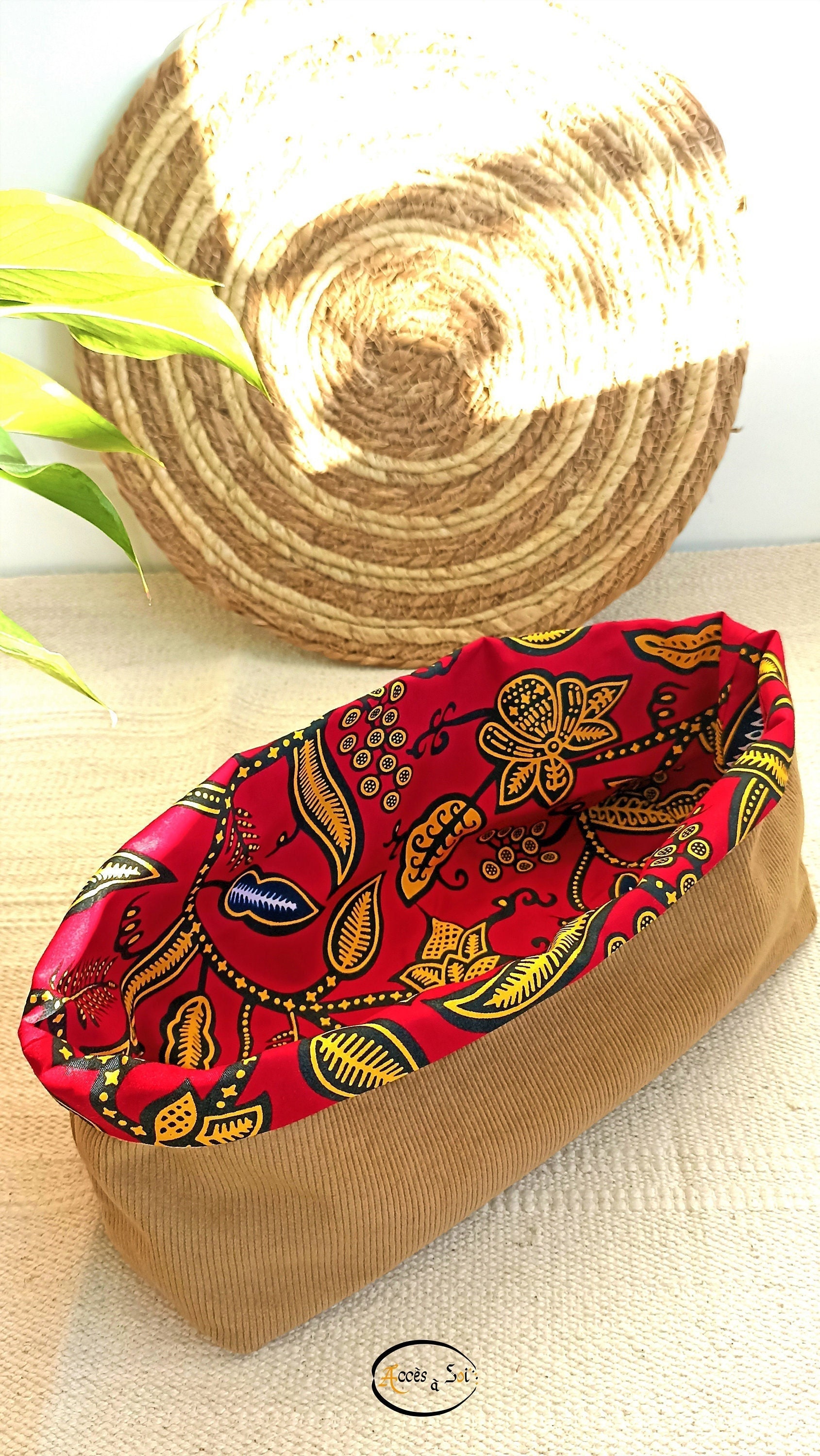 Panière Fleurs Jaunes